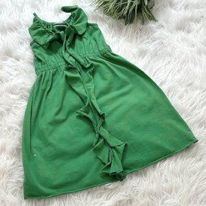 Chasing Fireflies Girls Green Ruffle Tank Dress  Size 2T